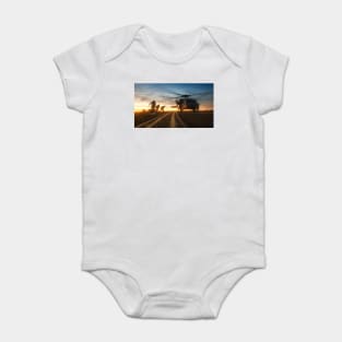 Sikorsky MH-60S Seahawk Helicopter Baby Bodysuit